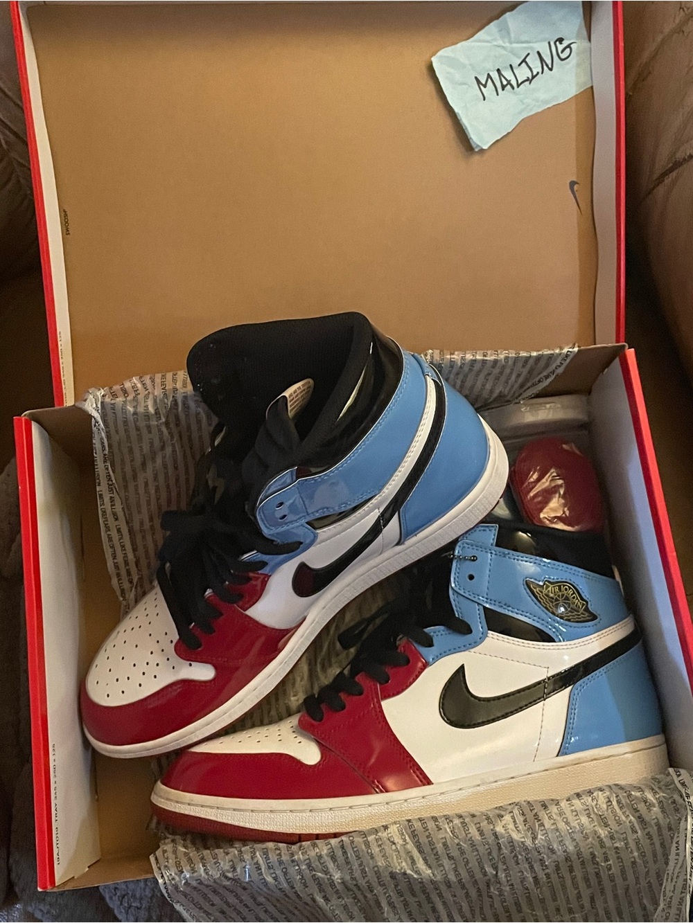 Jordan 1 Retro High Fearless UNC Chicago
